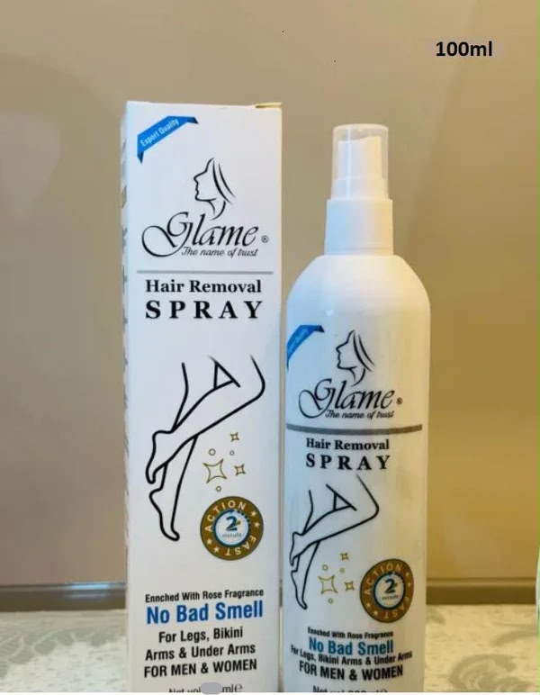Glame Hair Removal Spray for Men & Women
