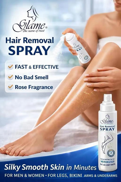 Glame Hair Removal Spray for Men & Women