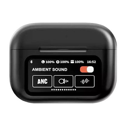 A9 Pro 6th Gen Wireless Earbuds With Smart Digital Display