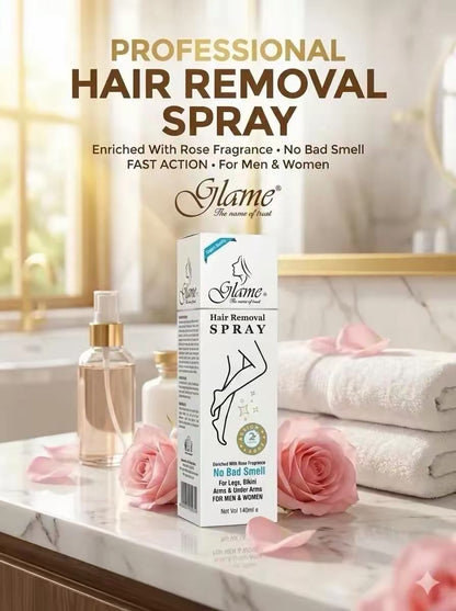 Glame Hair Removal Spray for Men & Women