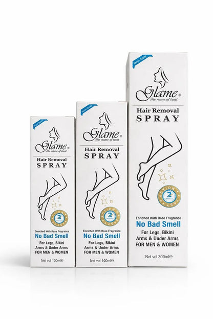 Glame Hair Removal Spray for Men & Women